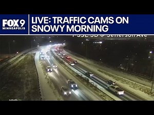 LIVE | Minnesota traffic cameras: Monday snow could impact commute