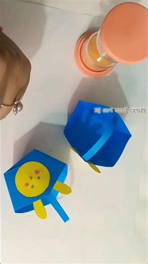 🔥try to make this cute paper basket /Rj art and craft #shorts #paper #papercraft #craft #diy