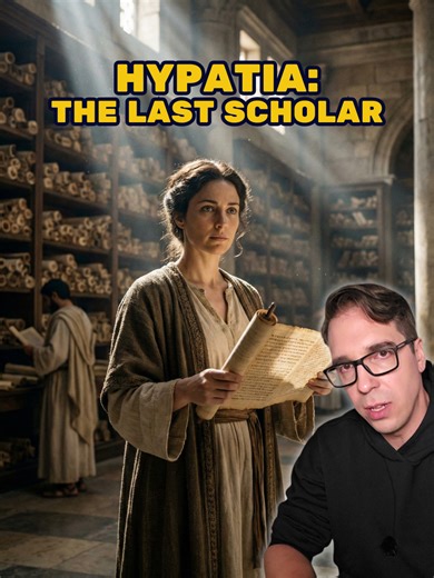 The Woman Who Knew Too Much: Hypatia of Alexandria In 415 CE, the most brilliant mathematician in the Roman Empire was dragged from her chariot and brutally silenced by a mob. Her crime? Being a woman who refused to be quiet. In this video, I tell the true story of Hypatia of Alexandria, a female philosopher and astronomer who taught at the world's greatest centre of learning. While she was respected by leaders like the Roman Prefect Orestes, she became a target in a dangerous power struggle wit