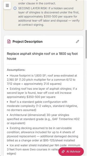 AI Construction Estimate in Seconds #construction #contractor #builder
