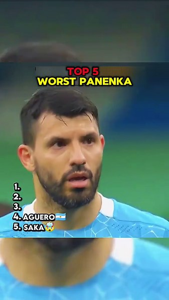 Top 5 worst PANENKA #footballedit #top