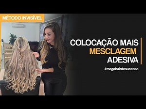 MEGA HAIR ADHESIVE - HOW TO APPLY AND BLEND COLORS