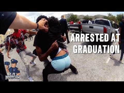High School Graduation Fight Ends With Multiple Arrests - EJV BODYCAM