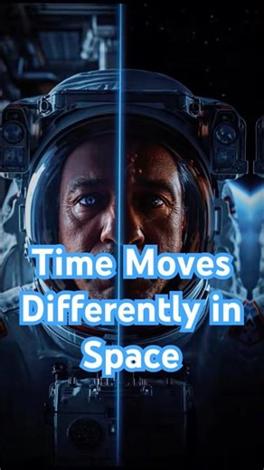Time Moves Differently in Space #facts #sciencefacts #spacefacts