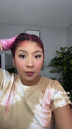 Forgot to post this😗 #foru #xyzbca #lol #youngmom #hairdye #vlogs #foryou #relatable #🧿❤️✨💫