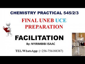 S4 Chemistry Practical | UNEB Paper 3& 2 Final Preparation: Titration!