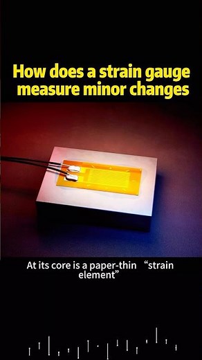How does a strain gauge measure minor changes #knowledge #science