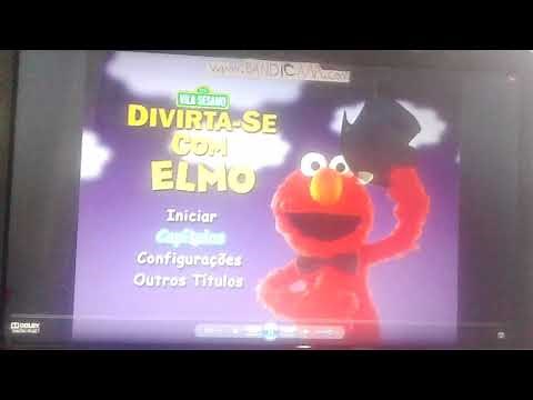 Vila sesamo divirta DE Com elmo DVD menu Marcelo