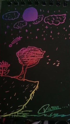 colour #painting #magic note#scratch note#