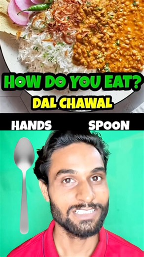 How Do You Eat? 😱 Hands vs Spoon Challenge!