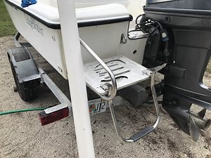How to build a boat SWIM PLATAFORM and ladder from PVC.
