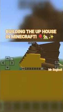 BUILDING THE UP HOUSE IN MINECRAFT! 🎈🏡✨ #Minecraft #UP #Disney