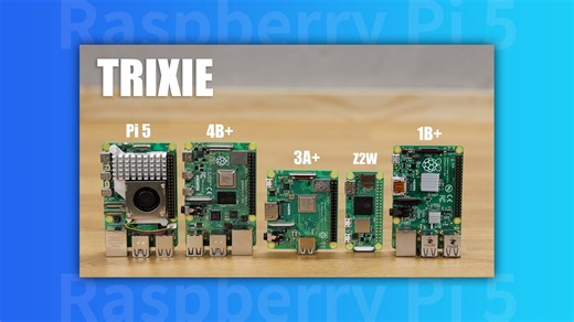 树莓派 OS Trixie 几乎在所有树莓派型号上完成测试！