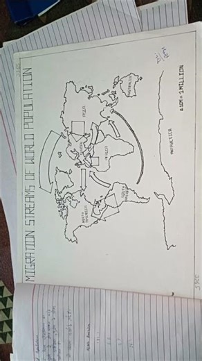 ba 2nd sem human geography practical sheet 🎯 #study