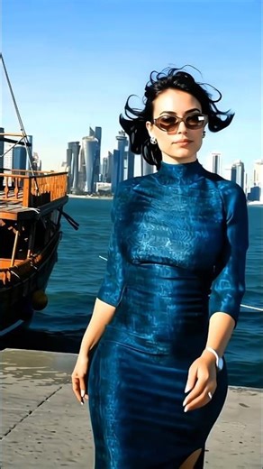 Georgina Rodríguez in Qatar 🇶🇦 | Riverside Elegance & Luxury Style