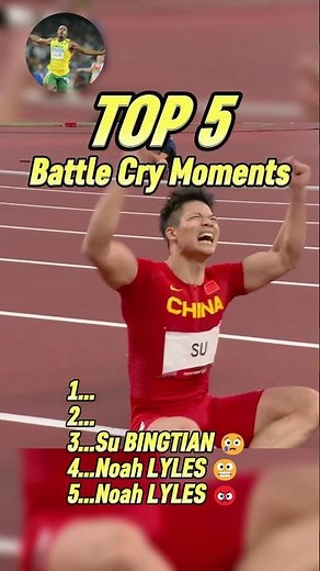 Top 5 Greatest Battle Cry Moments in Sprinting History!
