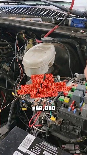 How To Replace Second Generation Silverado Master Cylinder 🚉