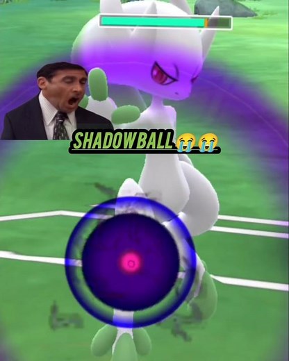 I was not expecting a shadow ball 😭100+shiny 98% + shiny mega Mewtwo battle 🔥#viralshorts#pokemongo
