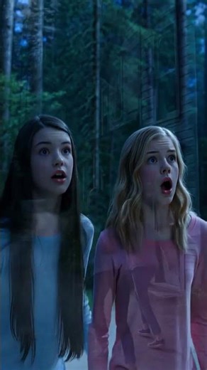 Two Girls Encounter a Terrifying Shadow in an Abandoned Forest House | Horror Story #foresthorror