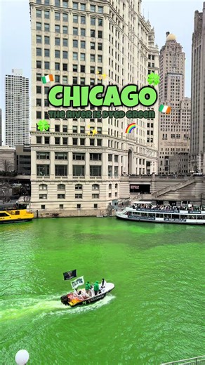 Celebrating St. Patrick's Day in Chicago: The Green River