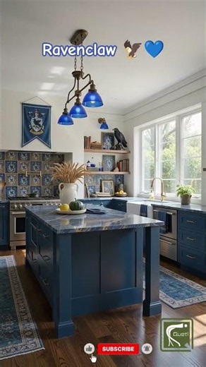 Intellectual Luxury: Ravenclaw Inspired Kitchen Design 🦅💙 | Kitchen Trends 2026 @harrypotter