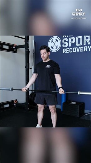 Wide Grip Barbell Bicep Curl | Dr. Dave Strength x Obey Strength