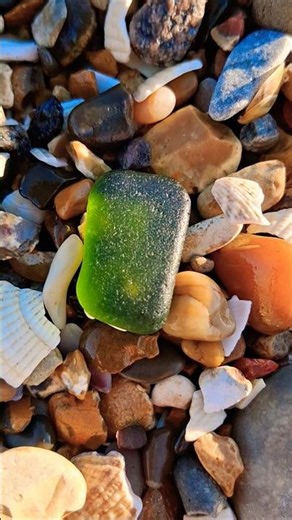 Beautifuly frosted green glass #beach #seaglass #northsea #england
