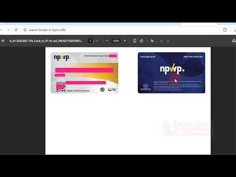 How to Print NPWP Cards in Coretax ~ Solution for No NPWP Card in Coretax