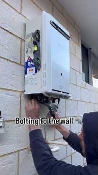Hot water unit install! Its a smooth and easy process.
