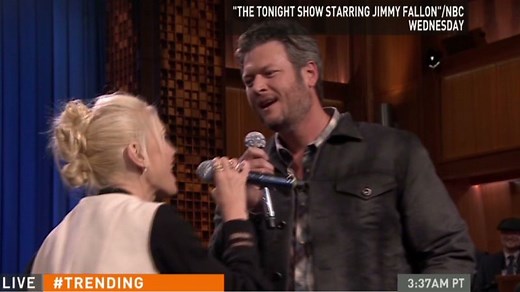Shelton, Stefani perform hilarious duet
