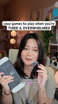 cozy relaxing games to help you slow down and recharge this weekend🍃 #cozygames #gaming #whattoplay