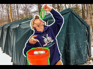 Trapping Mice with Redneck Automatic Mouse Trap - CATCH AND COOK??