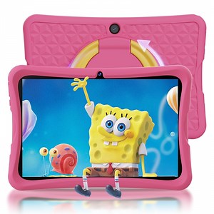 10.1" Android 15 Kids Tablet, 6GB 32GB & Dual Camera Tablet for Kid, 6000mAh，Eyesight-Protecting, Parent Control Child Education Tablet with WiFi(Pink)