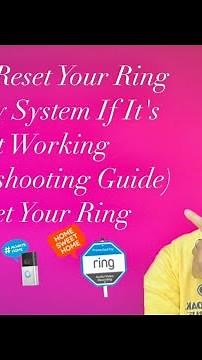 How to Reset Your Ring Security System If It's Not Working (Troubleshooting Guide) | Reset Your Ring