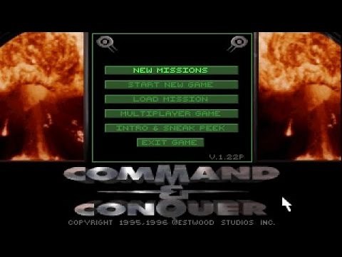 Command & Conquer gameplay (PC Game, 1995)