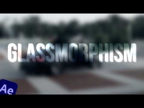 The Glassmorphism Hack Every Editor Needs (After Effects)