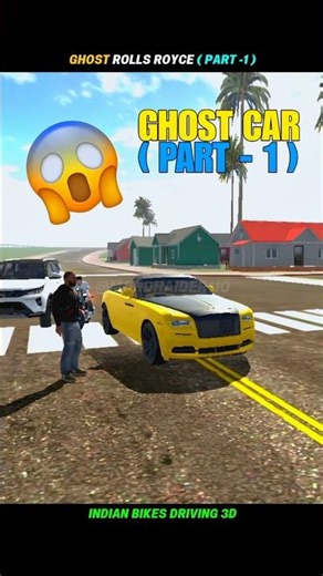 Franklin Found Ghost Rolls Royce 😱 In Indian Bikes Driving 3D #shorts #viral