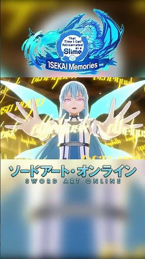 Undine Asuna from Sword Art Online attired Rimuru Tempest in Tensura SLIME: Isekai Memories