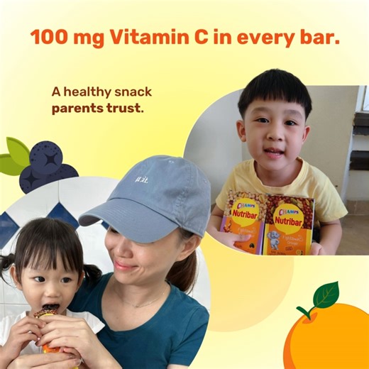Growing up takes more strength than we realise. 💪✨ Kids learn, run, explore, fall, get back up again, and repeat it all with so much heart. That’s why CHAMPS Nutribar has become a daily essential for so many families. Each bar delivers 100 mg of Vitamin C in a tasty, kid-approved way 😋, echoing Dr Chin’s advice on supporting children’s energy and immunity. 🧠⚡ Join our vibrant parent community: https://motherschampion.com/ #champsnutribar #MotherChoiceForChampions #ChampsHealth #HappyKids | Ch