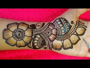 easy arabic mehndi design | front hand mehndi design | mehandi ka design