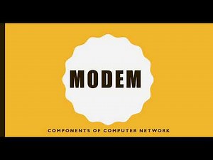 Modem in Computer Network in Hindi | What is Modem, Working & Types | KHATORE CLASSES