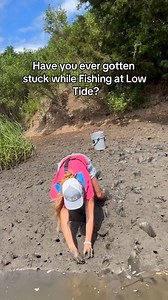 23K views · 483 reactions | We’ve all been there #lowtide #stuck #mud #fishing #tidal | Pluff Mud Princess Outdoors | Facebook