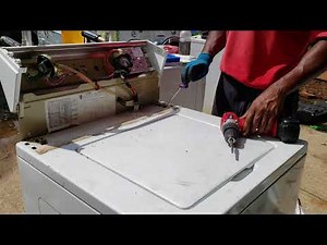 How to take off your washing machine cabinet