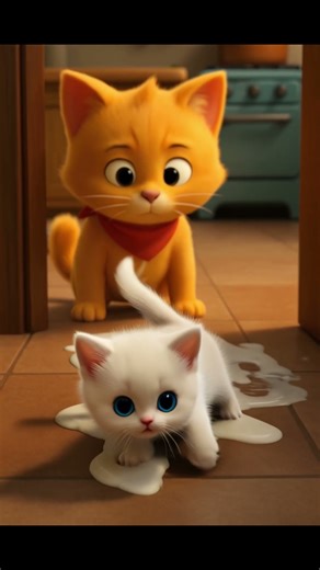 Zippy’s Messy Little Guest 🥛🐱 | Part 1 | #zippy #shorts
