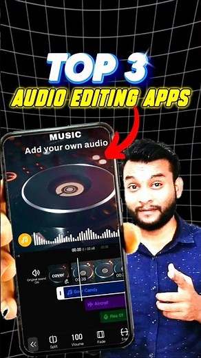 3 Best audio Editor Apps #shorts
