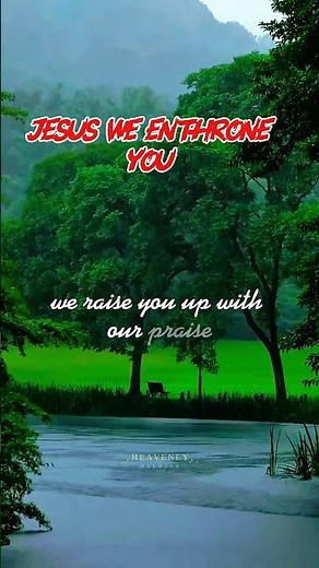 Jesus We Enthrone You (Lyrics) | Don Moen | Powerful Worship Song #shorts!