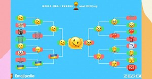Rolou o Emoji Awards e a carinha derretendo foi escolhida para representar 2022