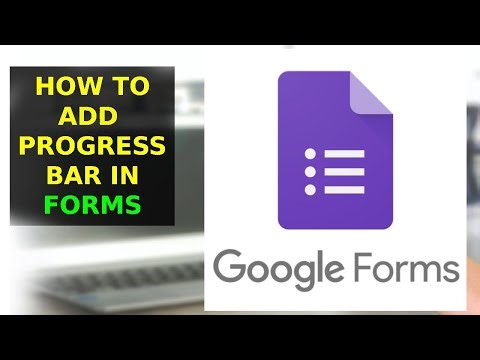 How To Add A Progress Bar To A Google Form (2023)