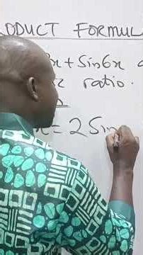 Example 1 on conversion of Sum to Product Formulae