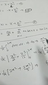 Find Fourier series for f(x)=x \frac{x^{2}}{4} in the interval ... | Filo